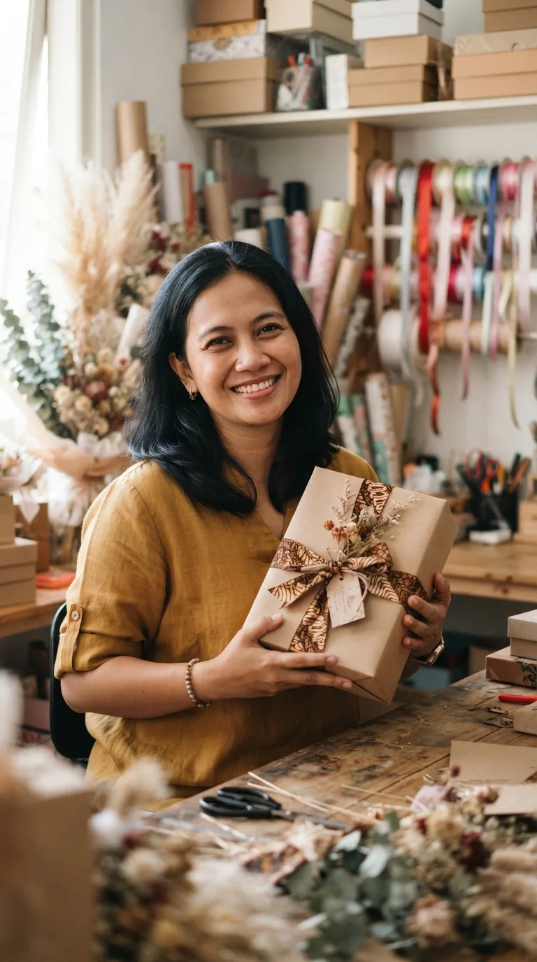 Ayu Lestari, pemilik Ayu Hampers