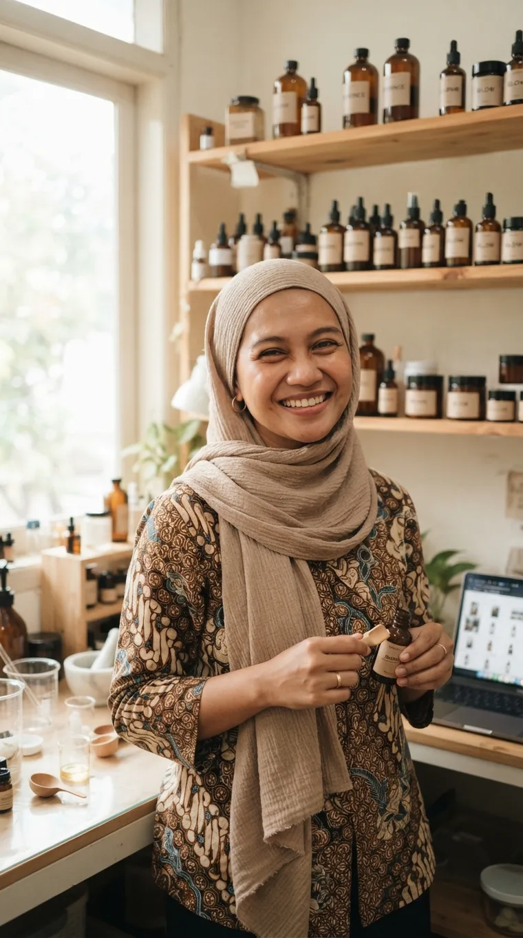 Rina Saputri, pemilik Rina Skincare